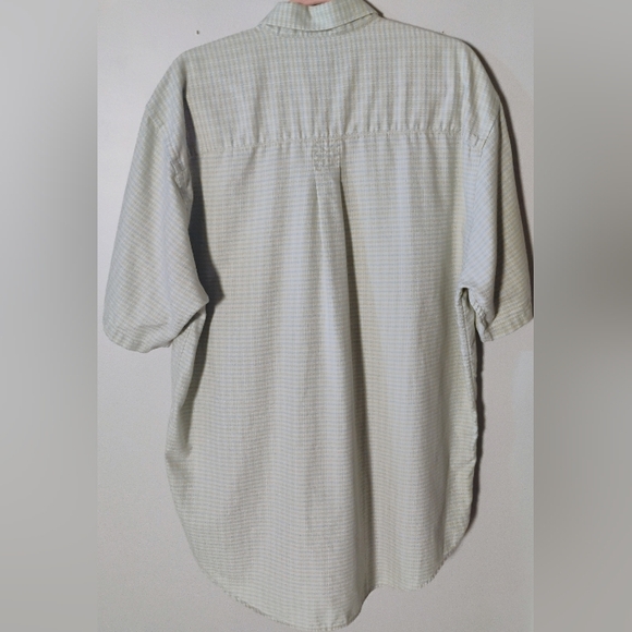 Cutter &‎ Buck Mens Button Down Shirt Plaid Short Sleeve - L - Picture 2 of 5